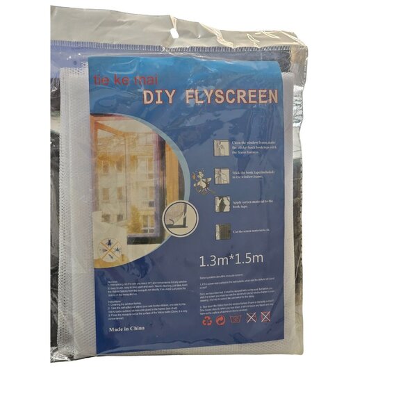 Tie Ke Mai DIY Flyscreen White 51" x 59" - Picture 3 of 8